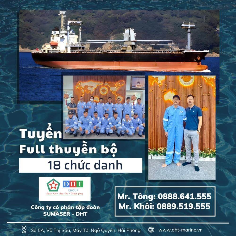 Tuyển full thuyền bộ nhập tàu tháng 7